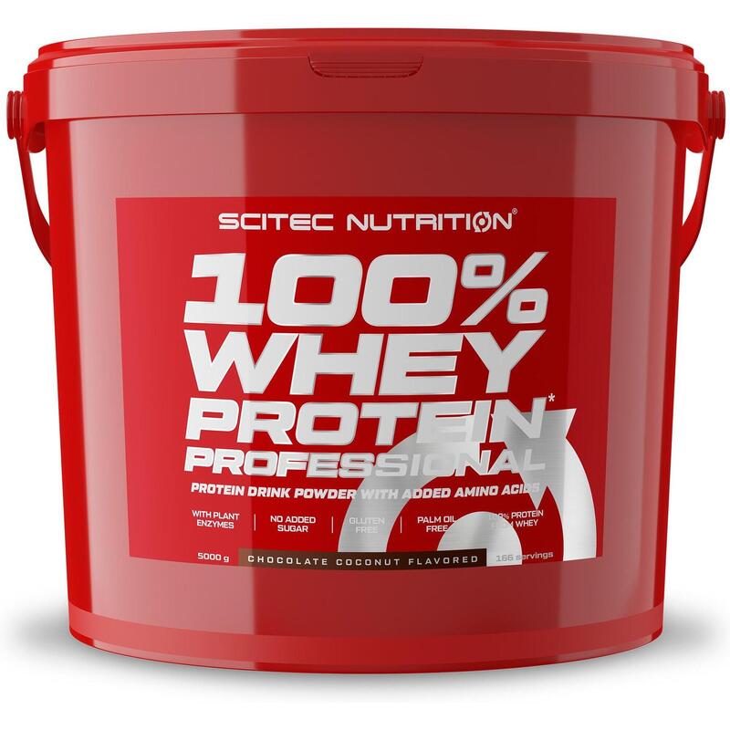 100% Whey Protein Professional - 5Kg Chocolate con Galletas de Scitec Nutrition