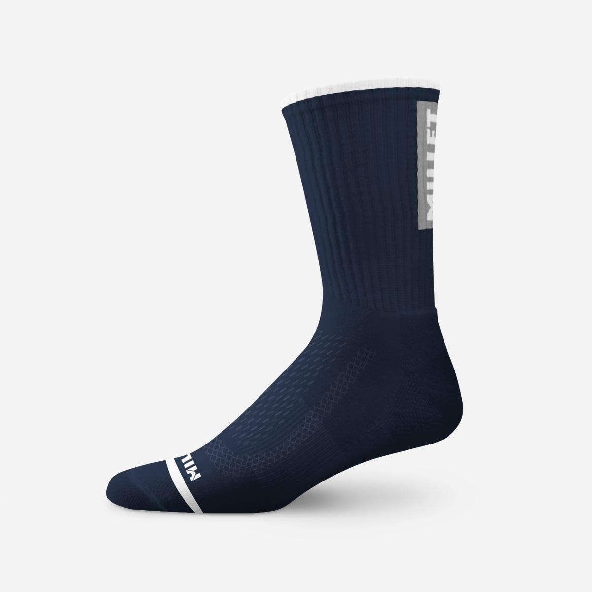 Millet - Chaussettes Randonnée Unisexe Rise Up Mid - Chaussettes - Bleu - 39/41 - Decathlon