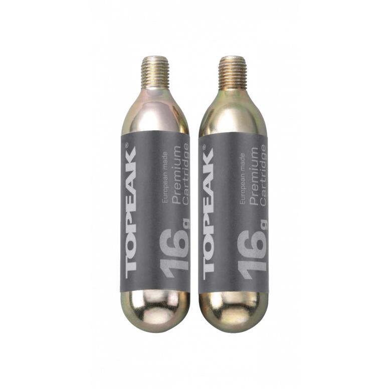 Topeak CO2 Cartridge 16g Threaded (2 Pcs)