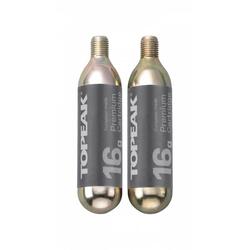 Cartouches CO2 Topeak Cartridge 16g Threated 2 pieces