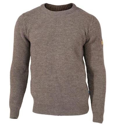 Pull NLS Petal Nutmeg homme - 100% pure laine non teinte