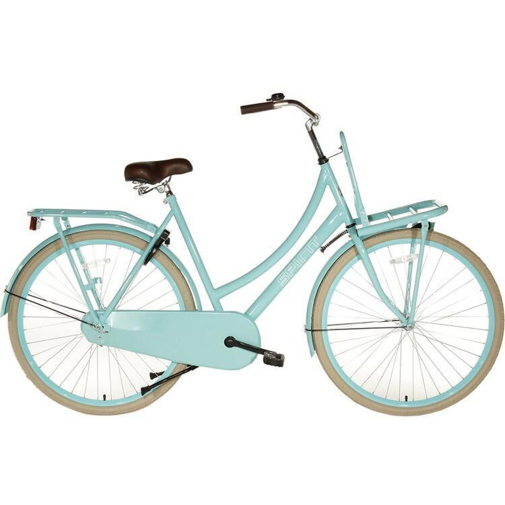 Spirit Damesfiets Transporter Turquoise 28 inch - 57 cm - Transportfiets