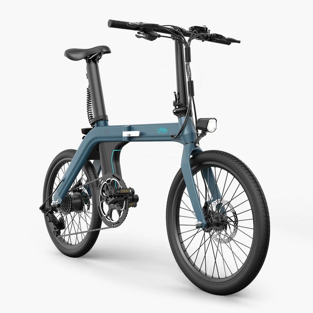 Bicicleta elétrica fiido d11 - 250w - azul