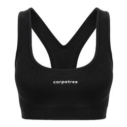 Carpatree Blaze Soutien-gorge de training sans couture noir sépia
