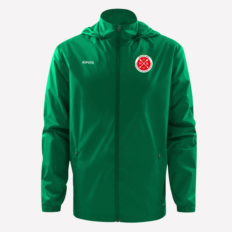 Excelsior Virton veste de football imperméable T100 vert adulte