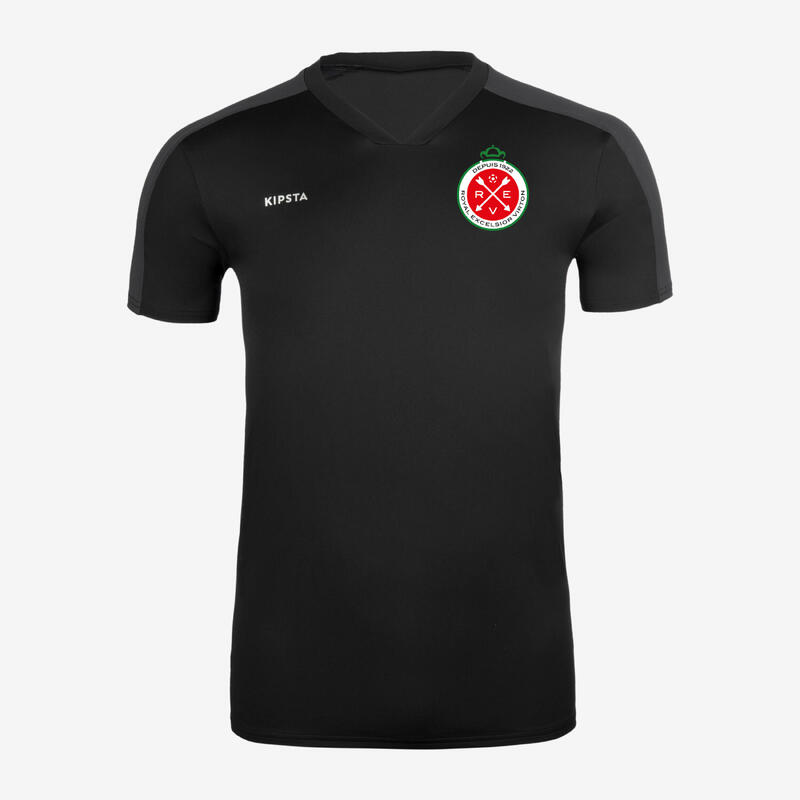 Excelsior Virton maillot de football manches courtes noir