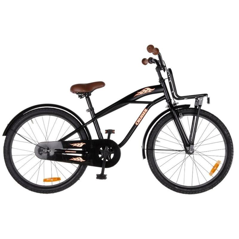 Cortego Cruiser Vélo Garçon Noir 20 pouces