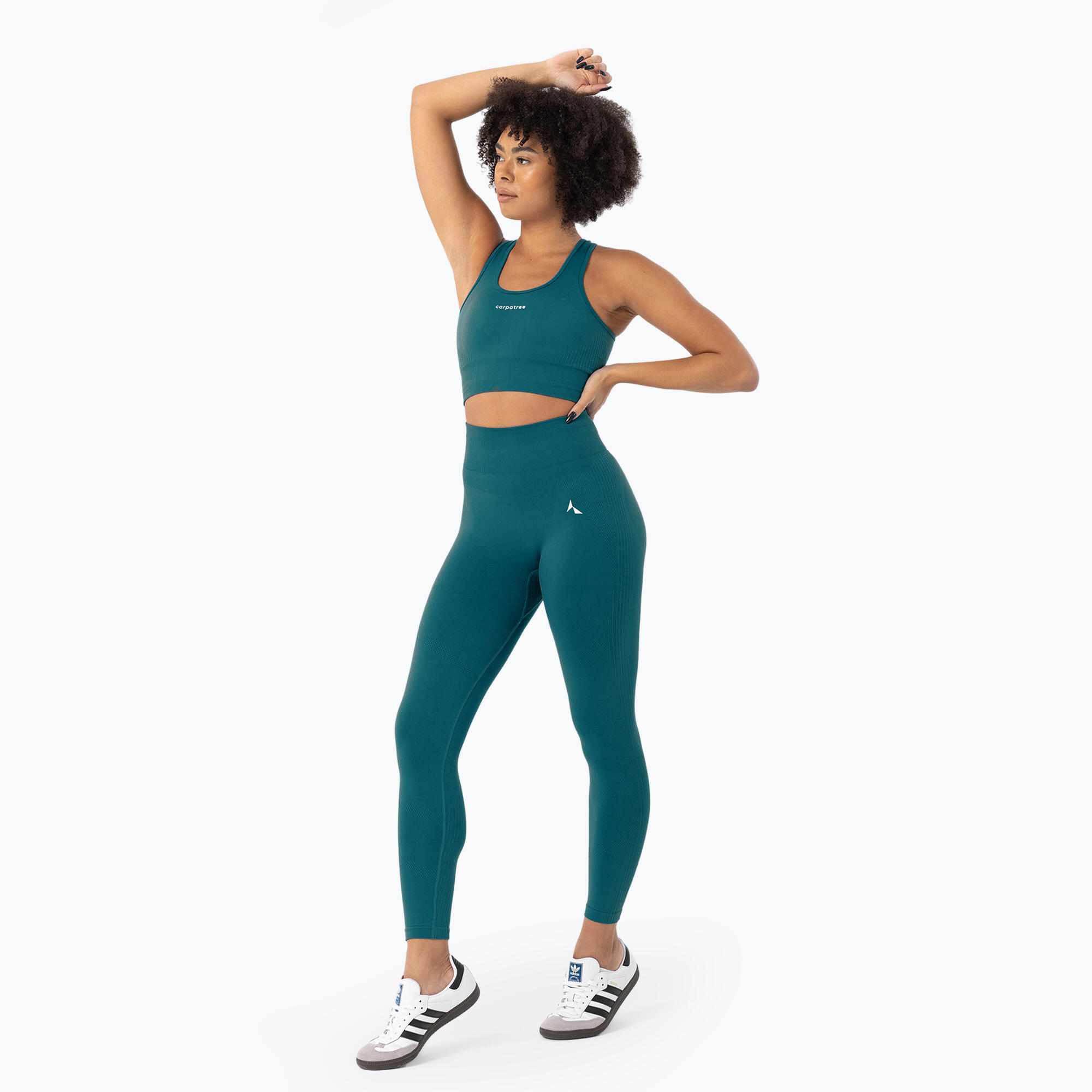 Top deportivo femenino Carpatree Blaze sin costuras y sin mangas 2/5