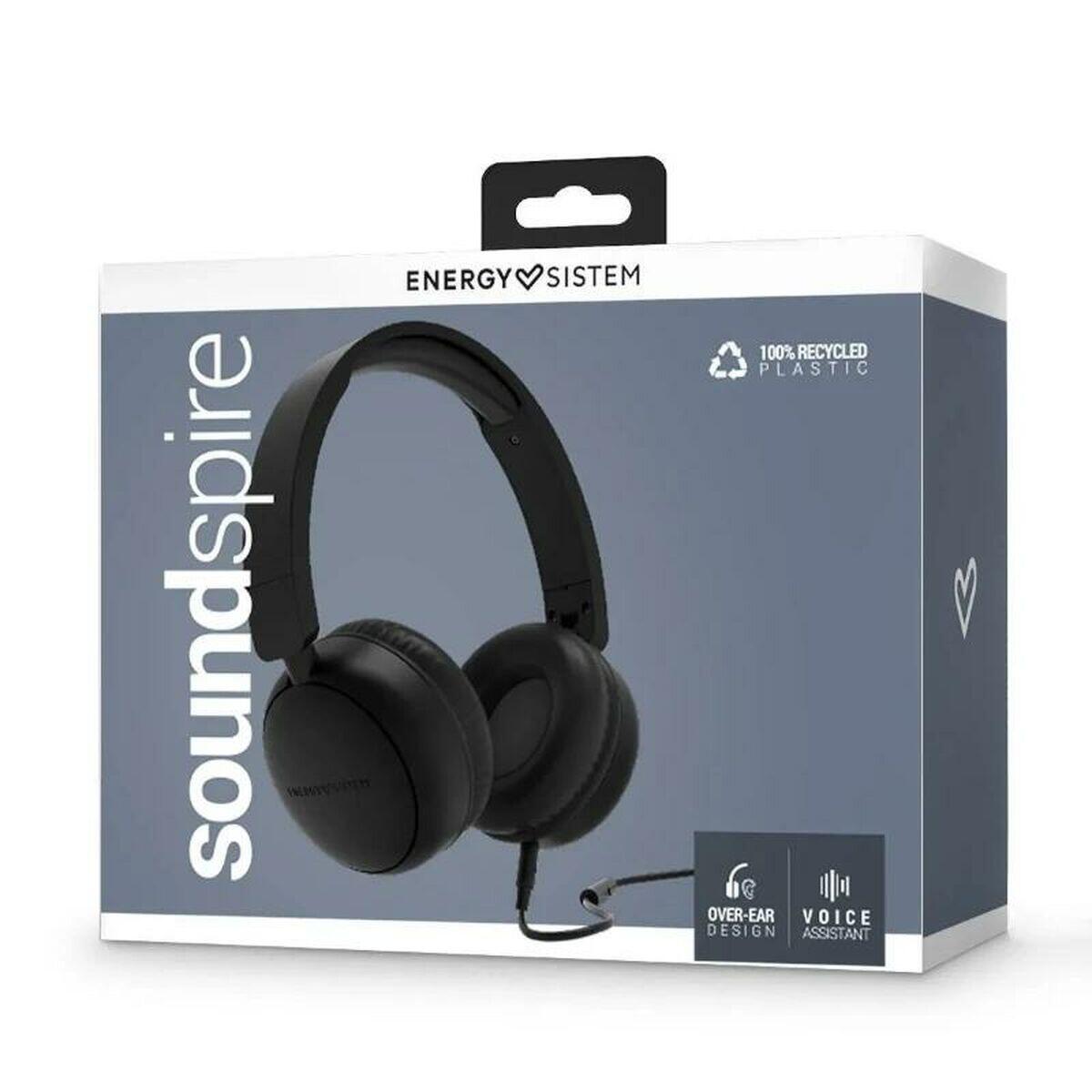 Fones de Ouvido Bluetooth de Faixa de Cabeça Energy Sistem Soundspire Preto 4/4