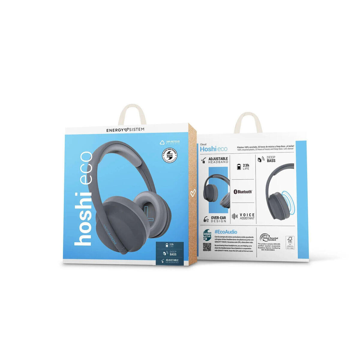 Auriculares de Diadema Bluetooth Energy Sistem Hoshi ECO Bluetooth 2/5