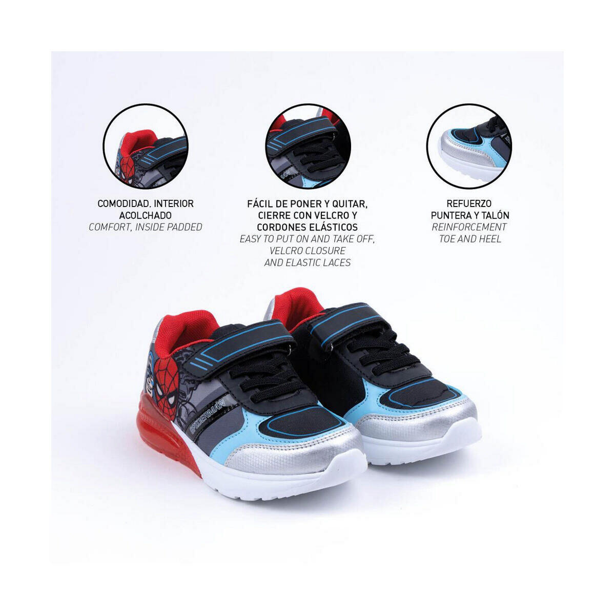 Zapatillas Deportivas con LED The Avengers 3/5