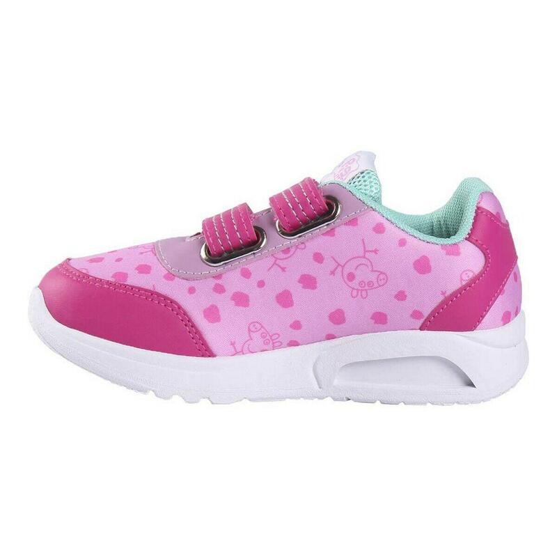 Zapatillas Casual Con LED Peppa Pig Rosa