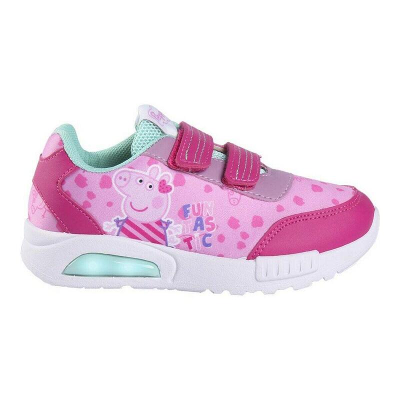 Zapatillas Casual Con LED Peppa Pig Rosa