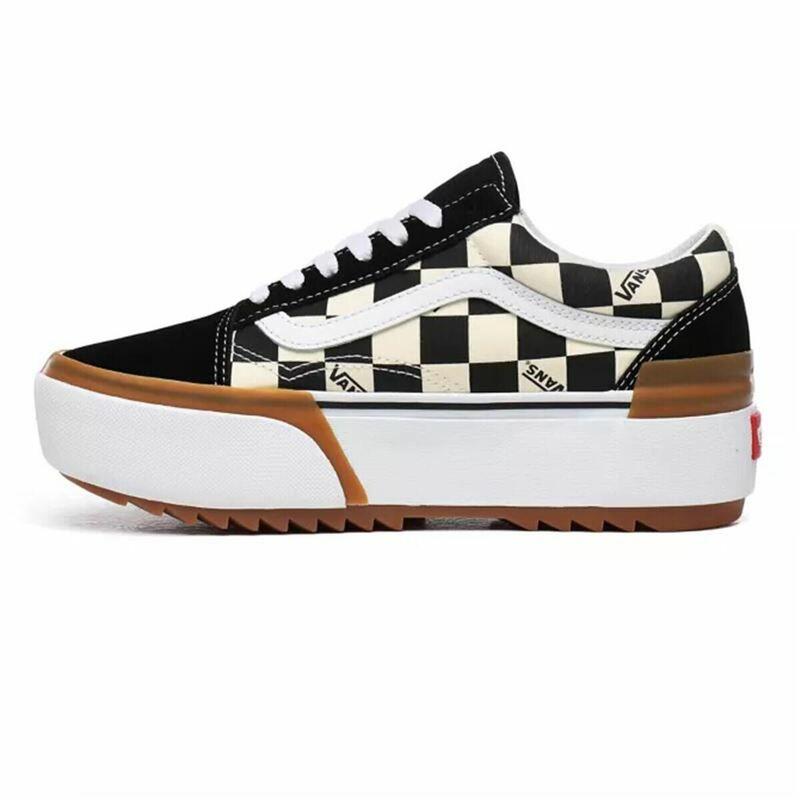 Zapatillas Casual Mujer Vans Old Skool Stacked Blanco