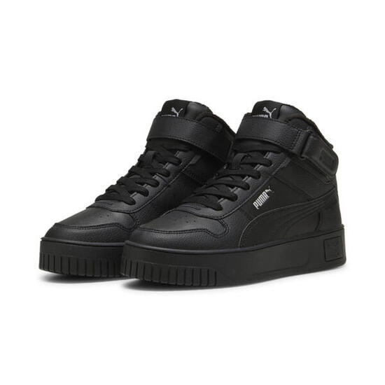 Sneakers mi-hautes Carina Street WTR Femme PUMA Black Silver Metallic