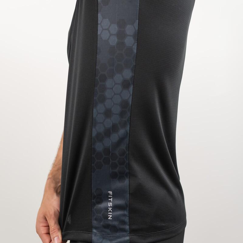 Tricou  tehnic Fitskin Future Barbati - Black Camo