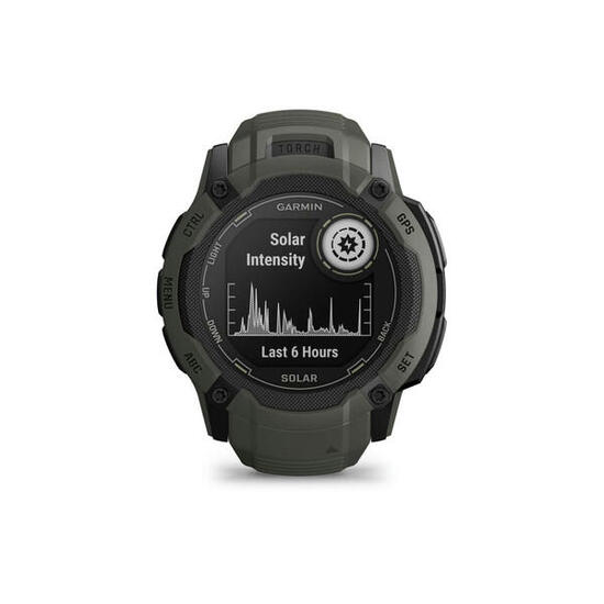 Montre connectée ADULTE Garmin Instinct 2X Solar Vert