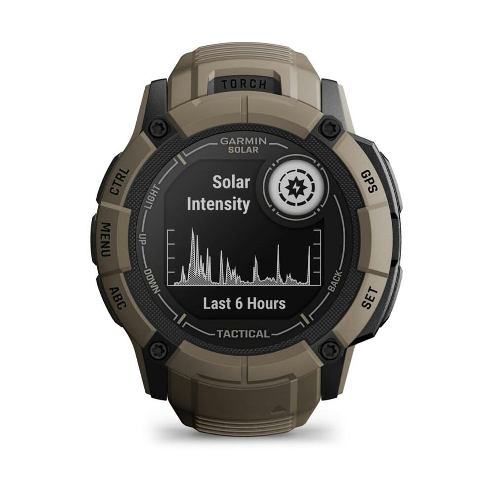 Garmin - Montre Connectée Adulte Garmin Instinct 2x Solar Tactical Cayote Tan Beige - Montre - Beige - Taille Unique - Decathlon