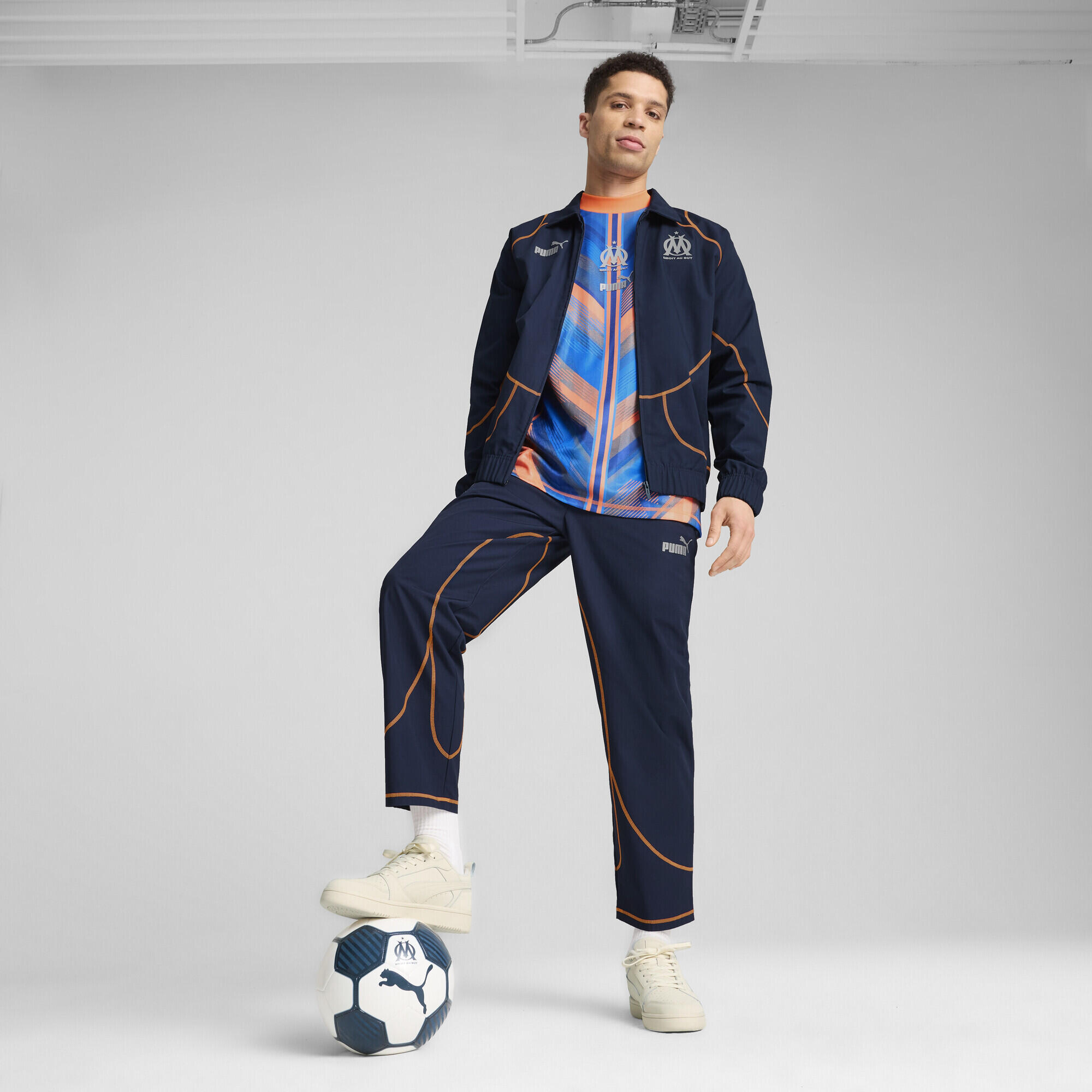 Veste de survêtement ftblSTATEMENT Olympique de Marseille PUMA 4/7
