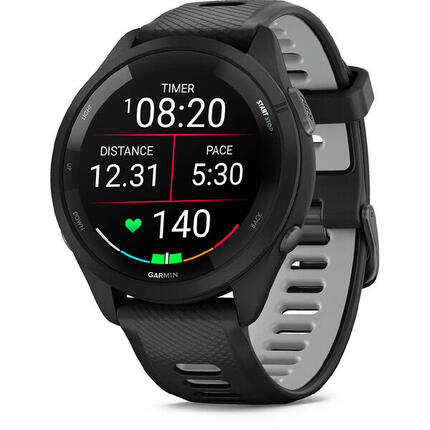 Reloj inteligente Garmin Forerunner 265 Black Mixte Noir