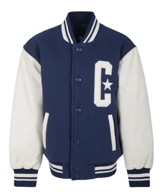 Chaqueta converse college varsity para niño - azul claro 1/3