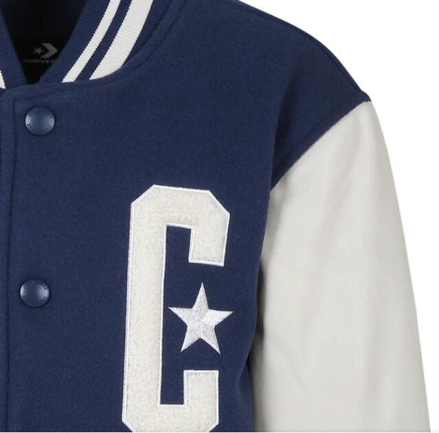 Chaqueta converse college varsity para niño - azul claro 2/3