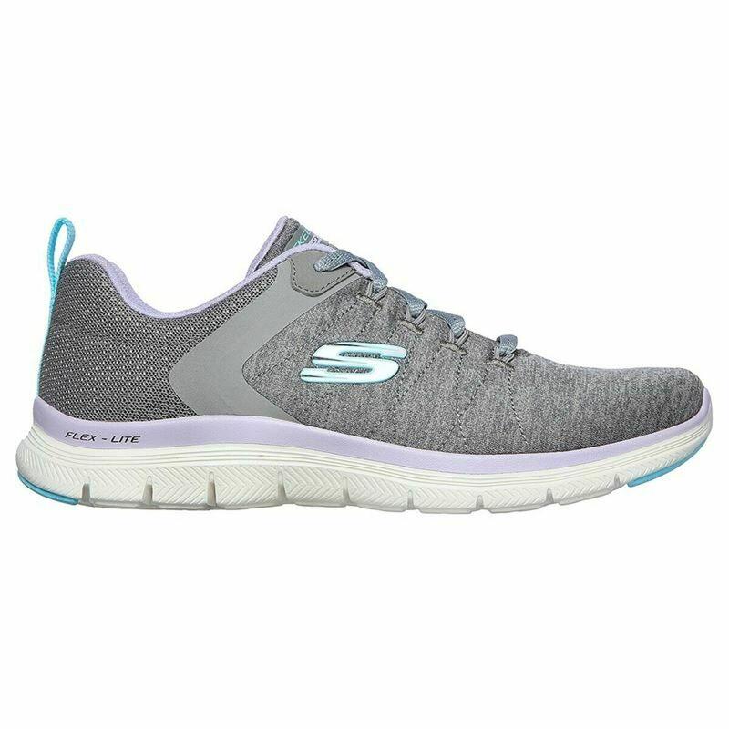 Zapatillas Deportivas Mujer Skechers Flex Appeal 4.0 Gris