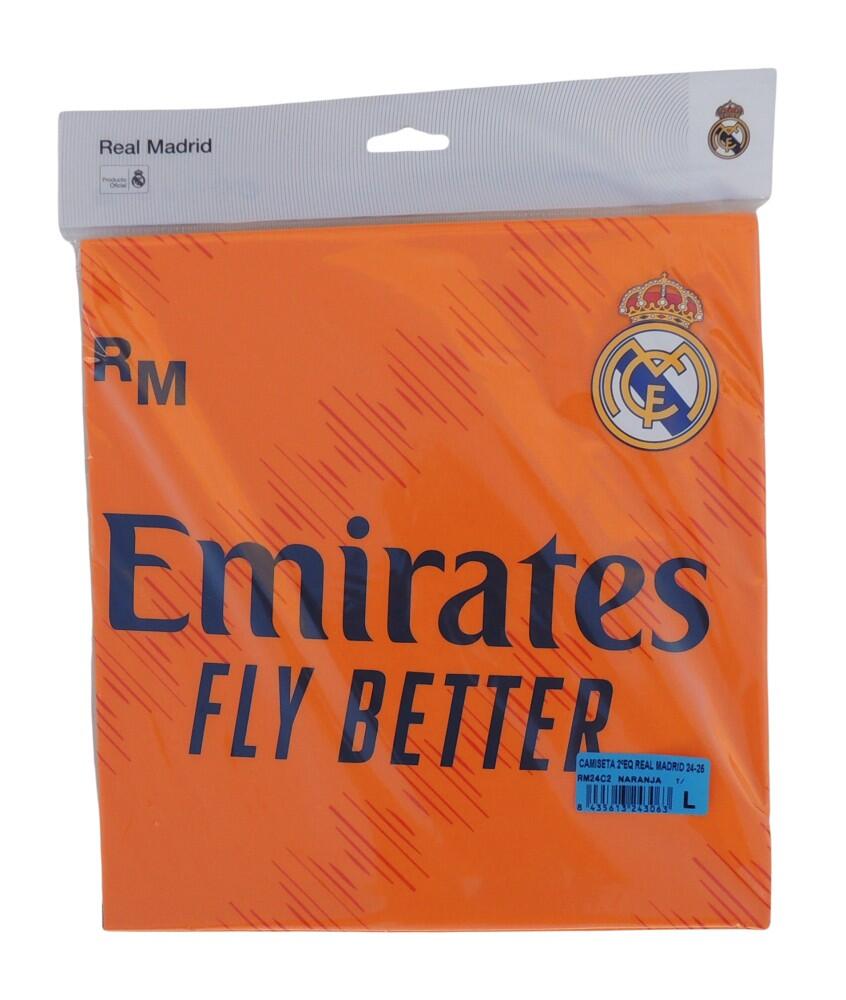 Camiseta Real Madrid 2ª Equipación Réplica Oficial Vini JR 24/25 6/6