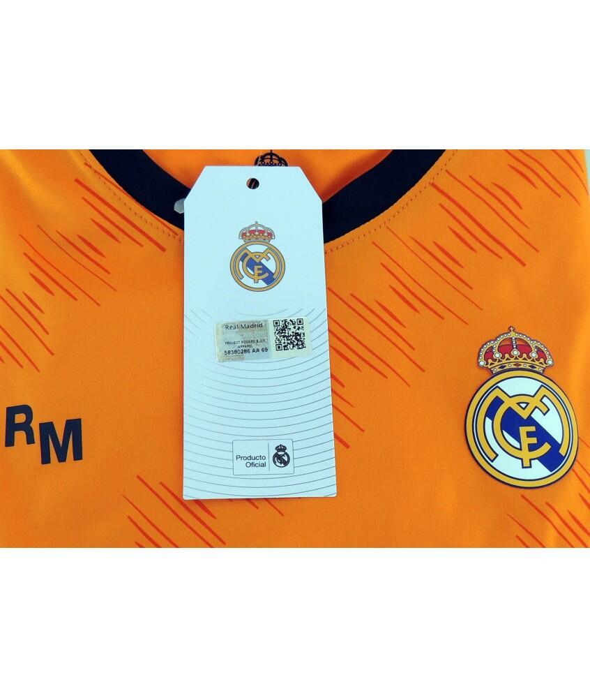 Camiseta Real Madrid 2ª Equipación Réplica Oficial Vini JR 24/25 4/6