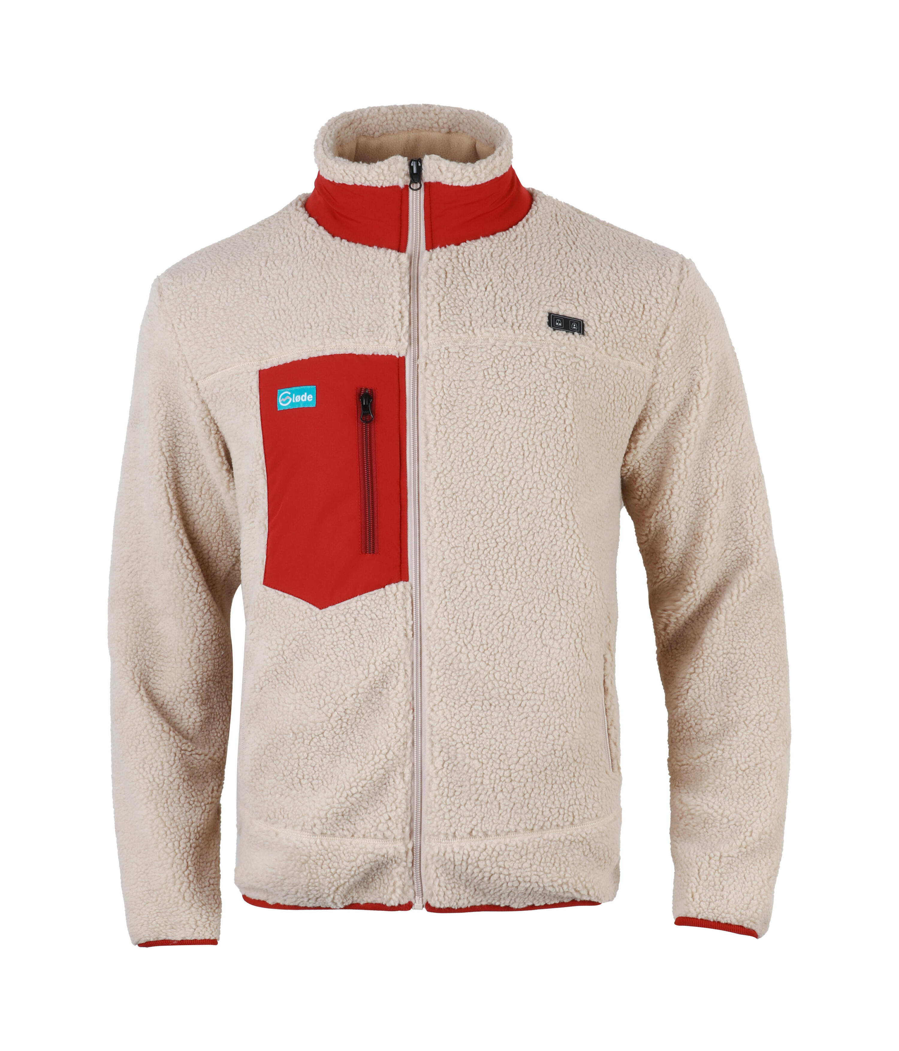 GLODE Wøley Verwarmd Vest Fleece Rood Unisex