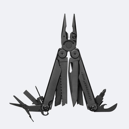 Pince Multifonctions Randonnée Camping 18 Outils en 1 Wave+ Noir LEATHERMAN