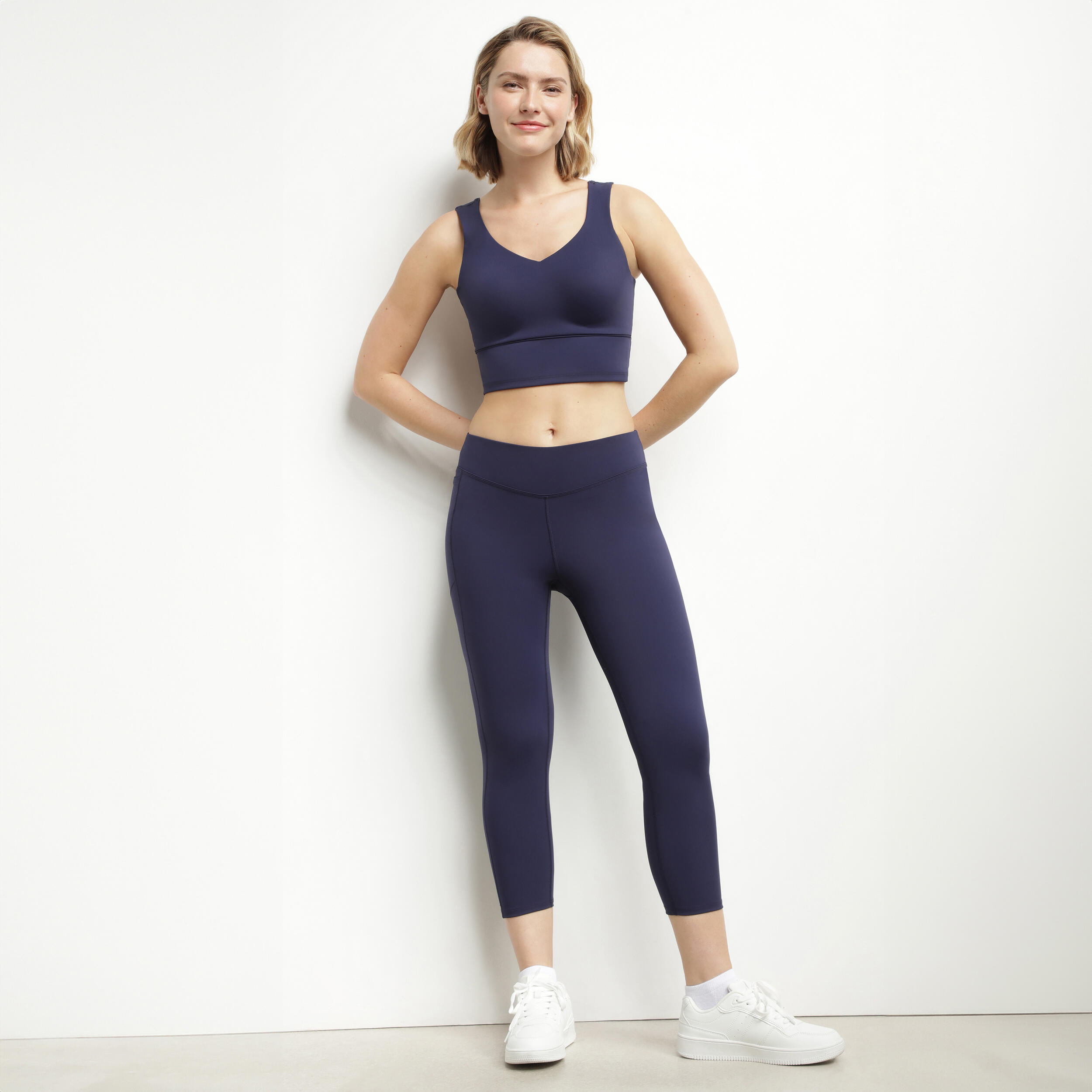 Crop top col V Femme Dim Move 3/7