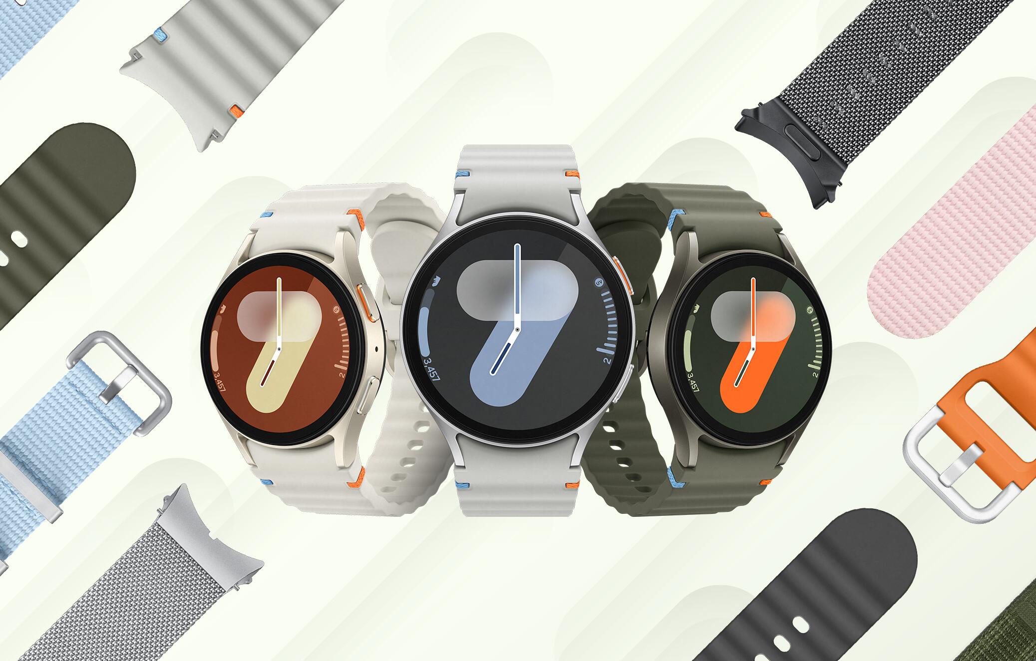 Galaxy Watch7 40mm Bluetooth Smartwatch - Cream | Decathlon
