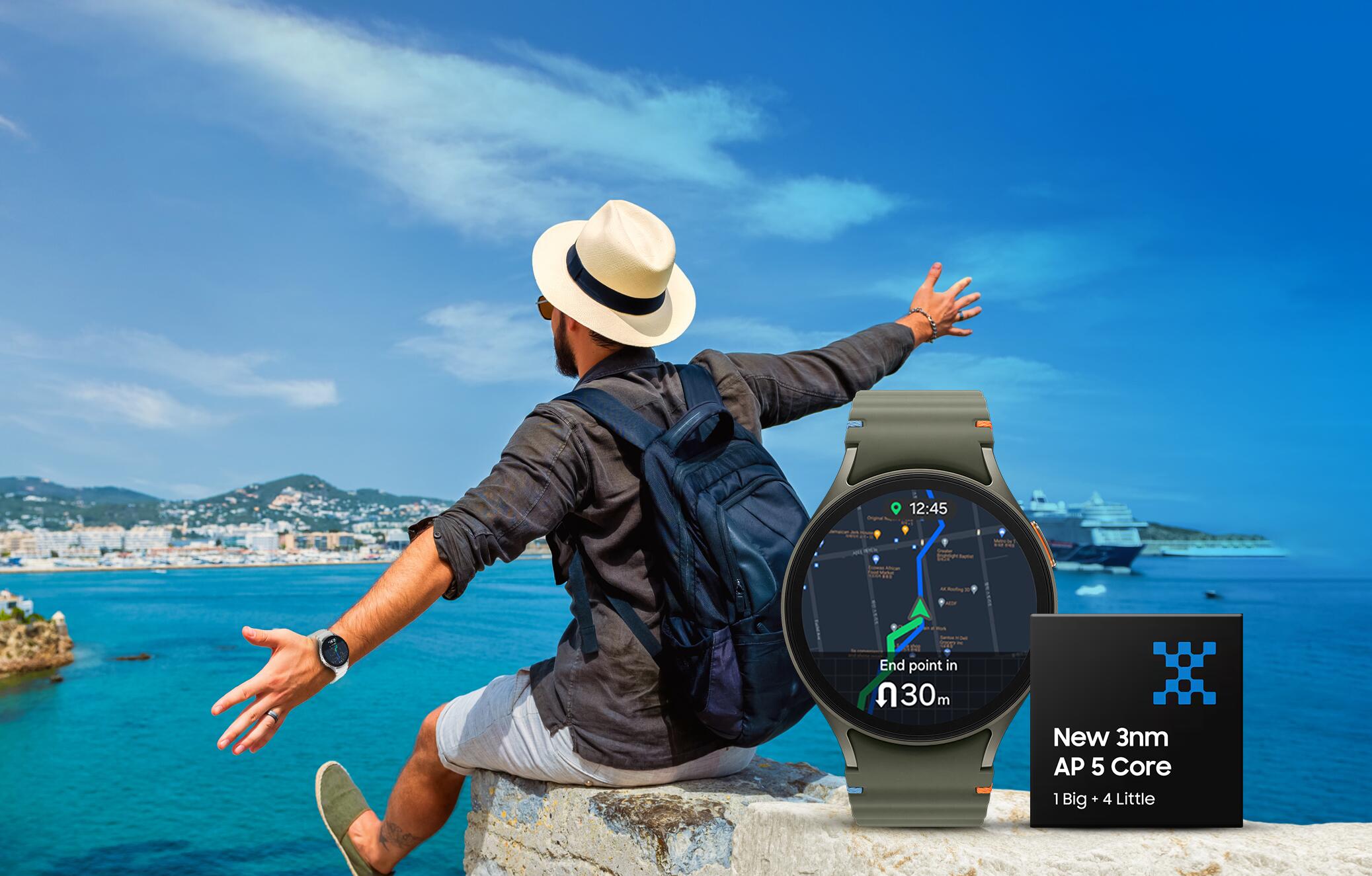 Galaxy Watch7 44mm Bluetooth Smartwatch - Silver 5/9