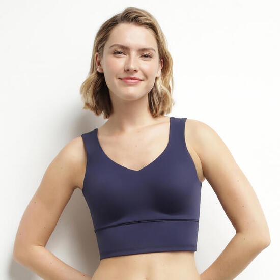 Crop top col V Femme Dim Move