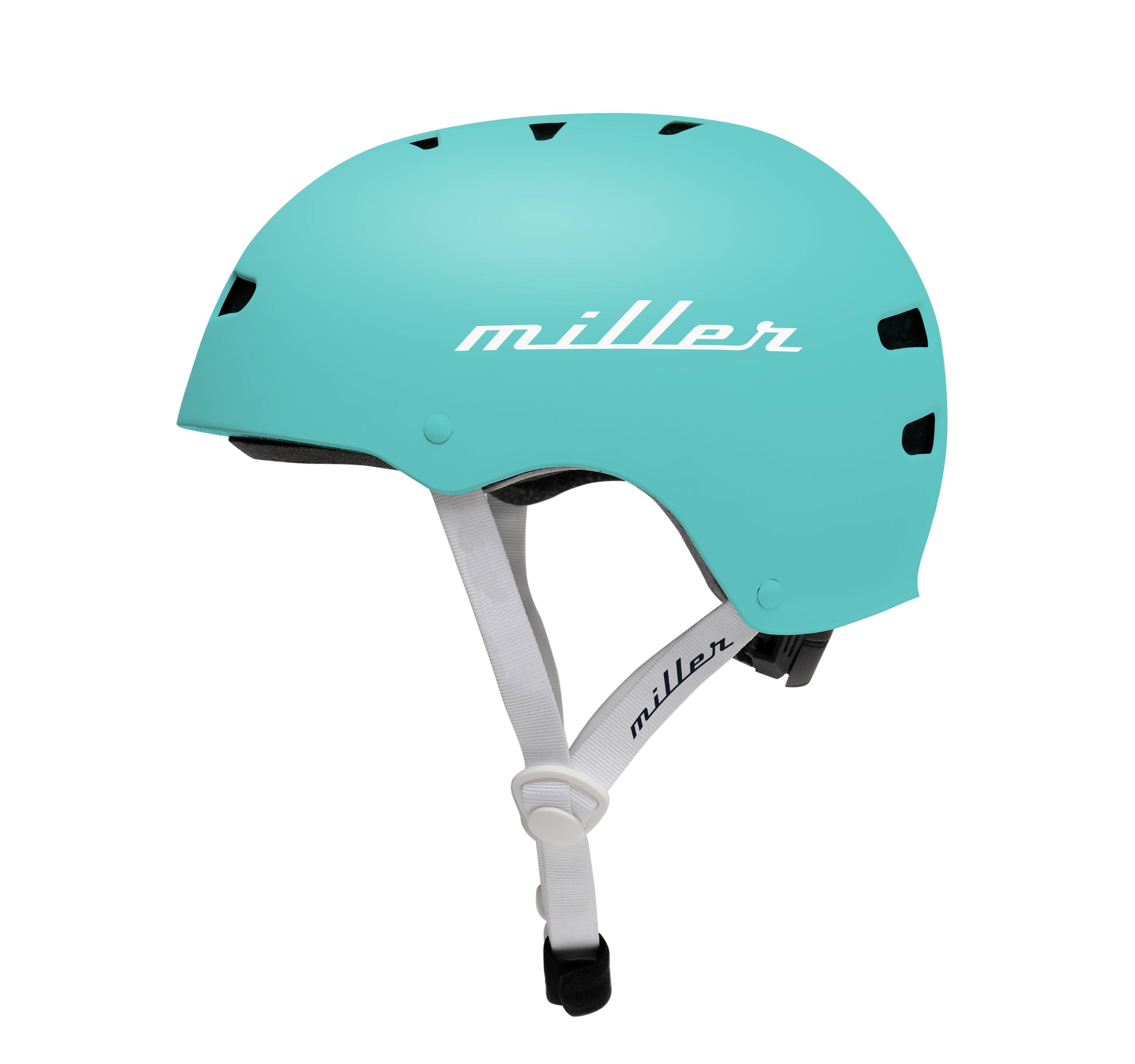 Capacete MILLER PRO HELMET II - Turquesa - T.S/M Ultra Leve Elevado Desempenho 3/4