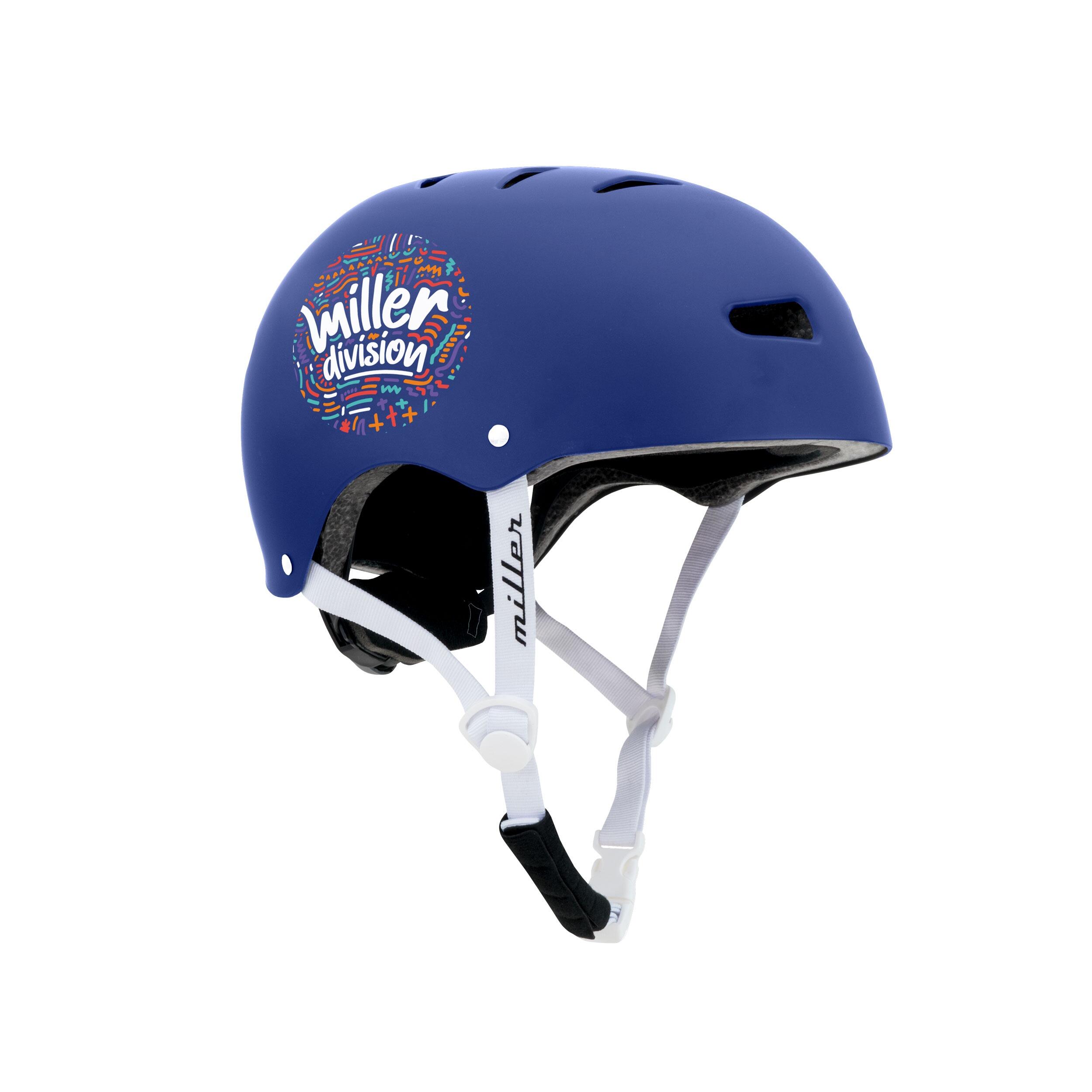 MILLER DIVISION Capacete MILLER FESTIVAL NAVY - T.S/M Ultra Leve Elevado Desempenho Respirável