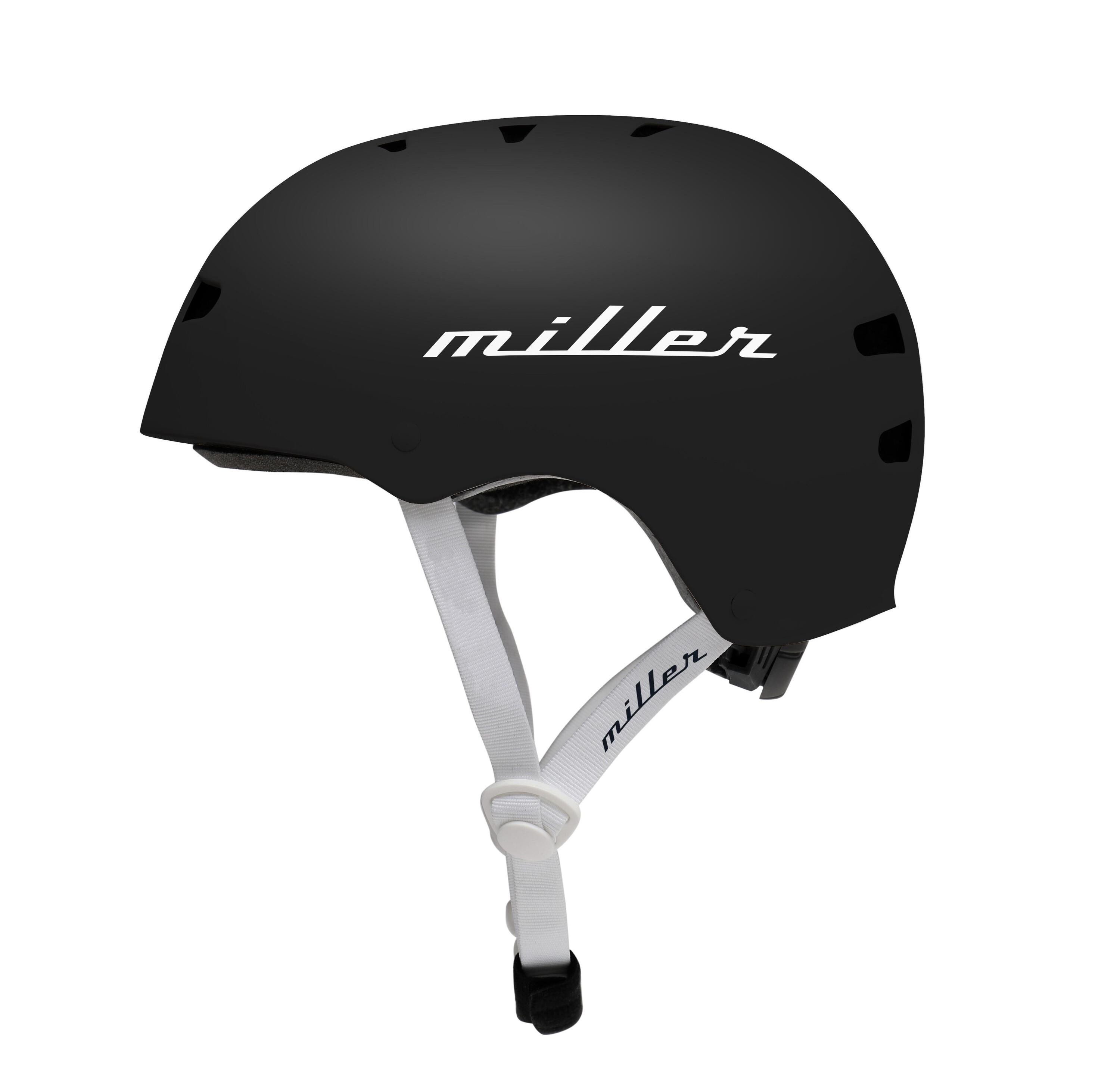 MILLER PRO HELMET II – Fahrradhelm Schwarz (M/L) – Ultraleicht & Profi-Design 3/4