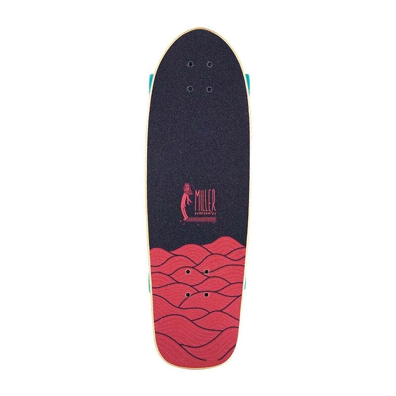 Surfskate MILLER HANGTEN - 29,5" - Concavo Medio Rodamientos ABEC9 Ejes XRKP