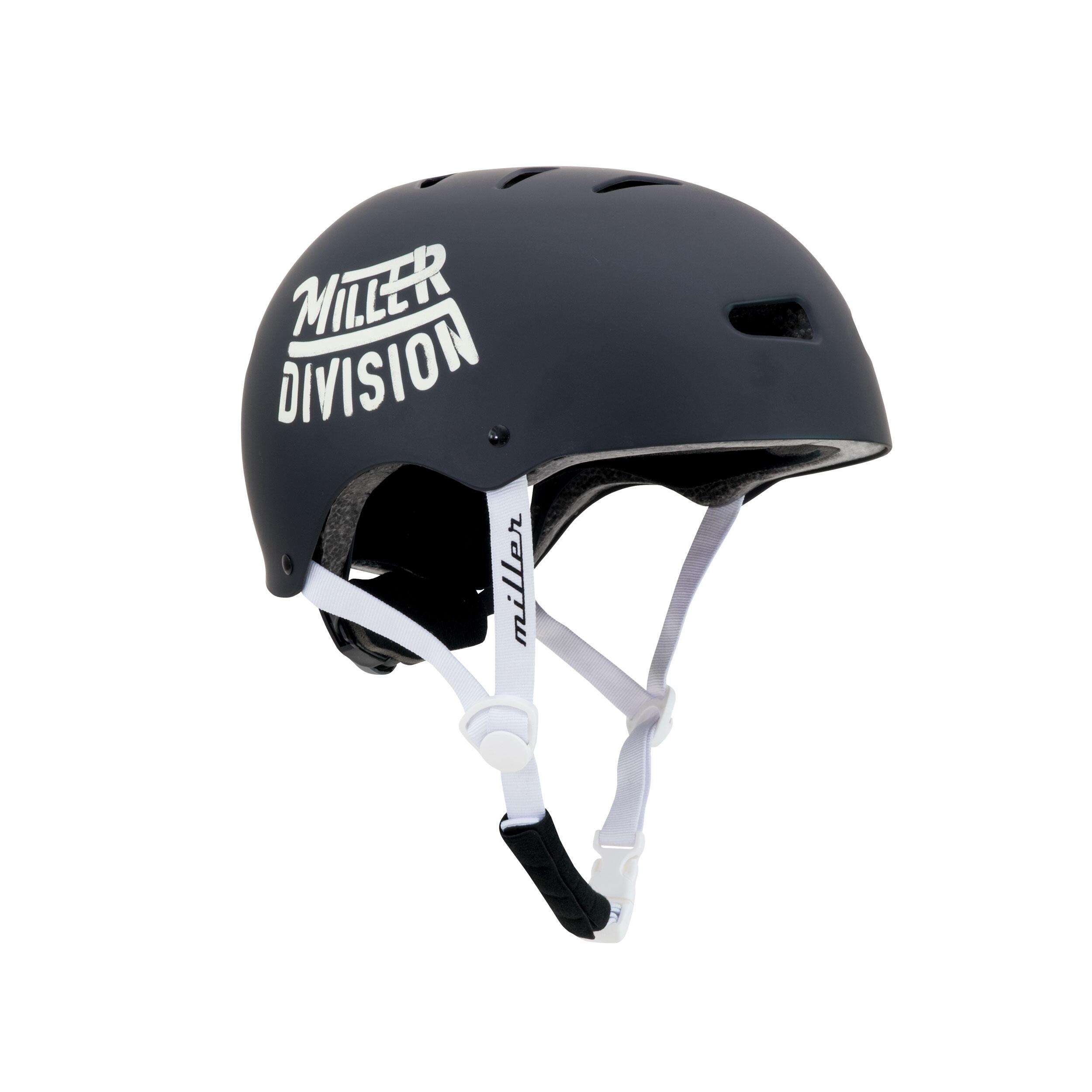 MILLER DIVISION Helm MILLER RACER - Zwart - T.S/M Ultra Lichtgewicht Hoge Prestaties Pro Design