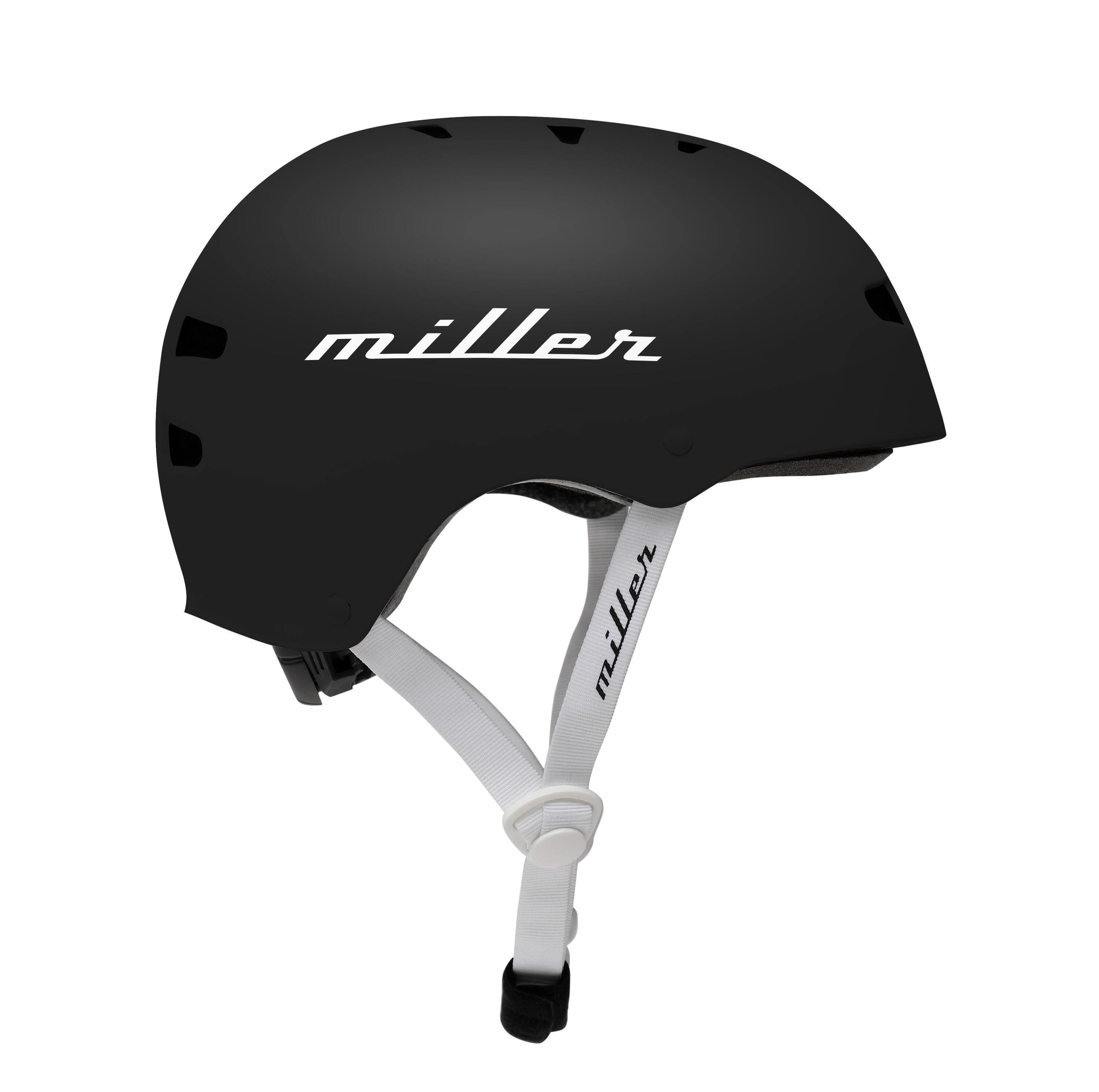 MILLER DIVISION Helm MILLER PRO HELMET II - Zwart - T.M/L Ultra Lichtgewicht Hoge Prestaties