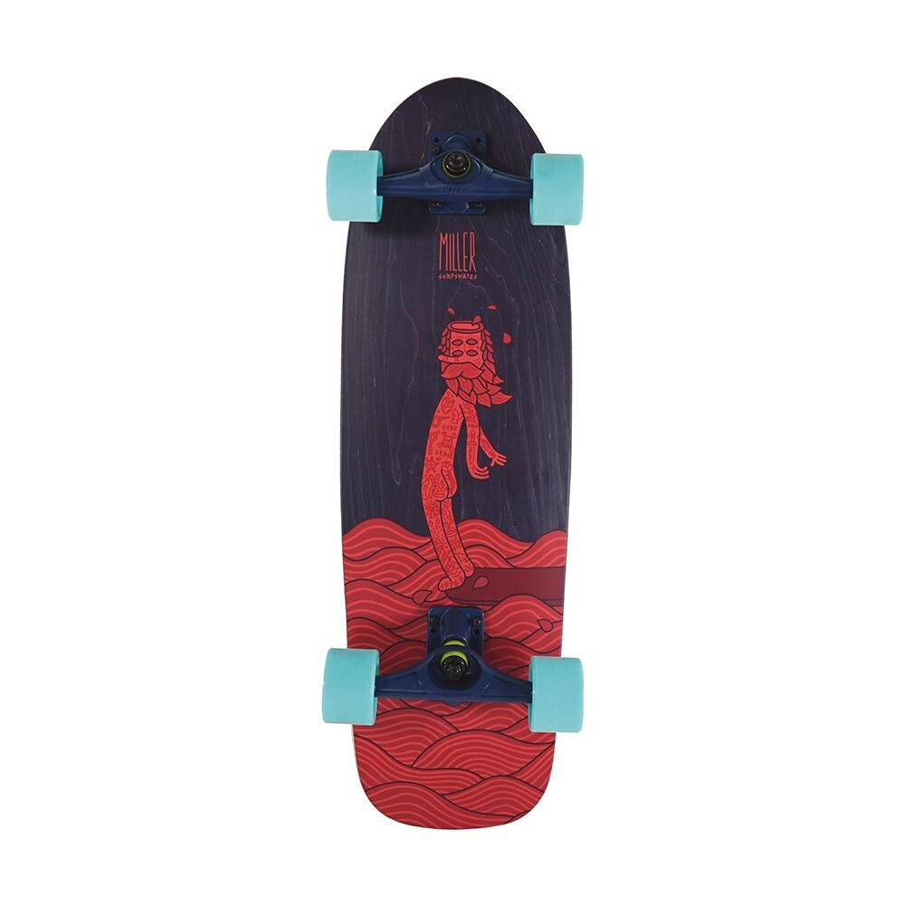 MILLER DIVISION Surfskate MILLER HANGTEN - 29,5" - Concave Middelgrote Lagers ABEC9 Trucks XRKP