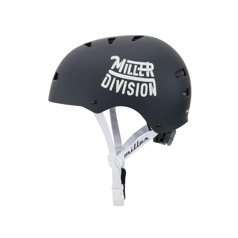 Casco MILLER RACER - Negro - T.M/L Alto Rendimiento Ultra Ligero Pro Design