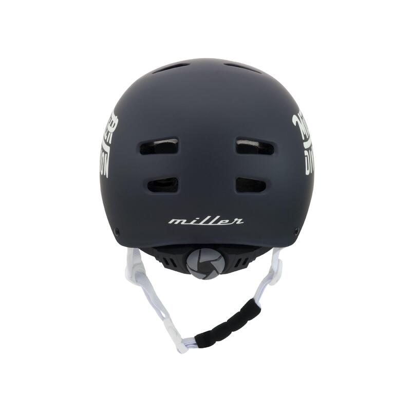 Casco MILLER RACER - Negro - T.M/L Alto Rendimiento Ultra Ligero Pro Design