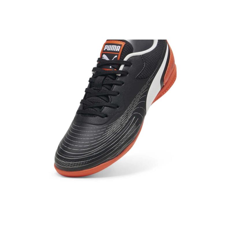 Zapatillas Fútbol Sala Para Niños Puma Truco III Jr Negro. Ágiles