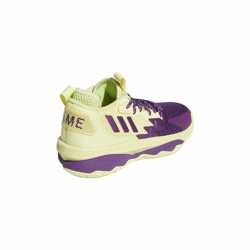 Zapatillas de Baloncesto para Niños Adidas Dame 3 Morado