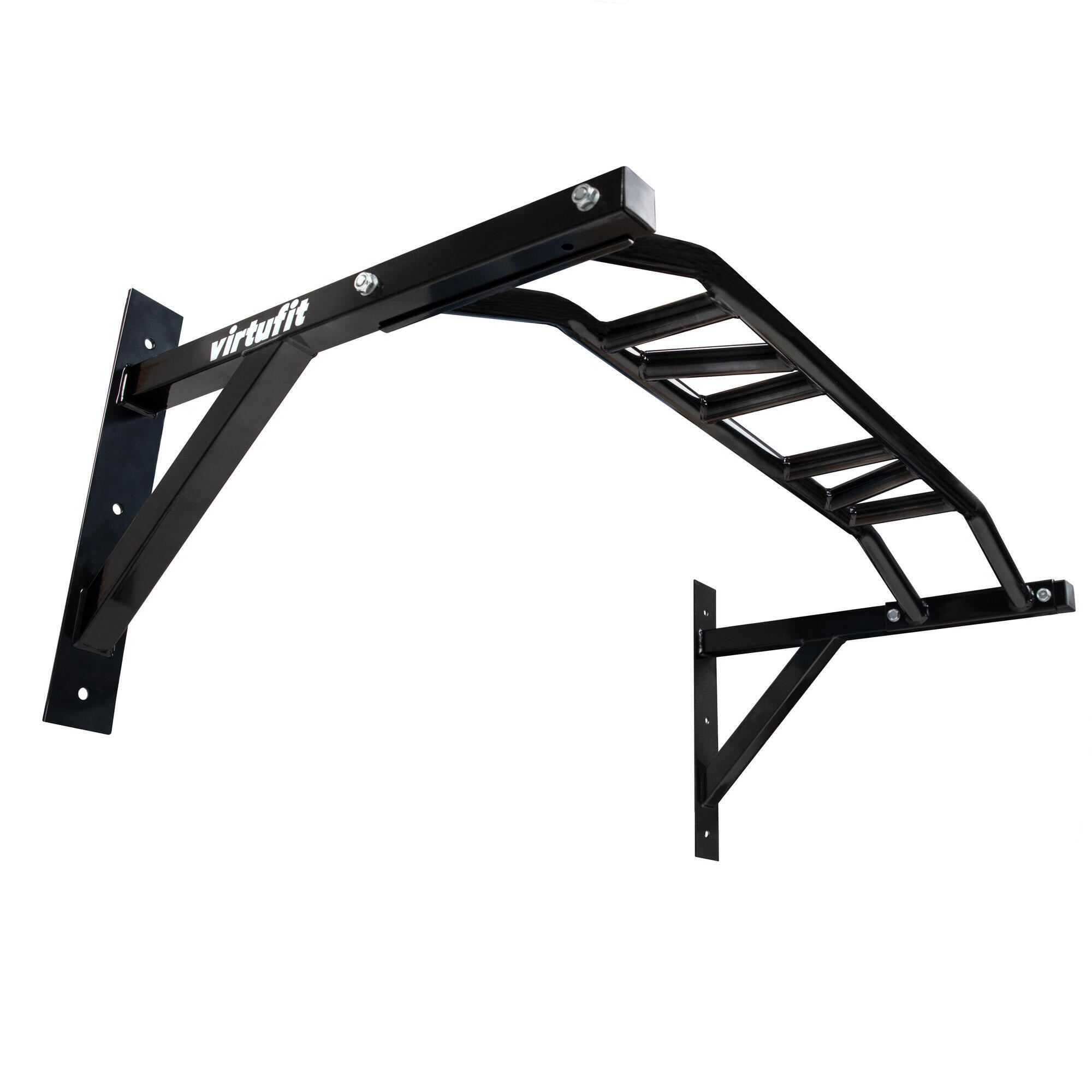 Virtufit - Barre De Traction – Conception Multi-prises - Barre De Traction - Noir - Taille Unique - Decathlon