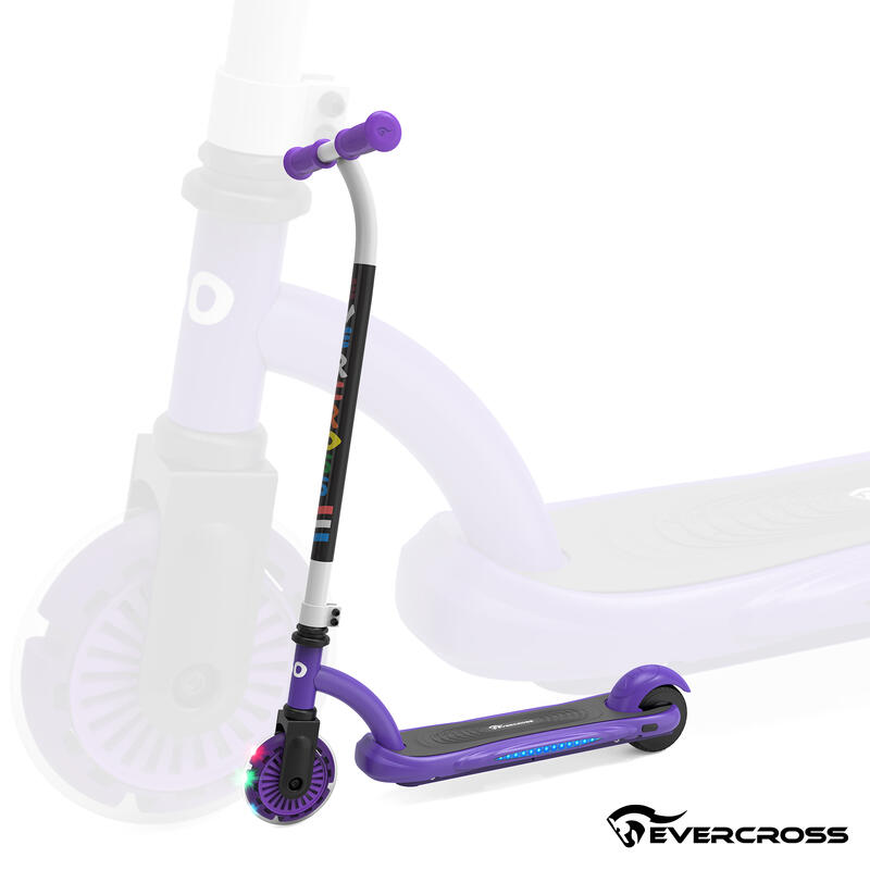 Patinete Eléctrico para Niños EVERCROSS - E5 Violeta