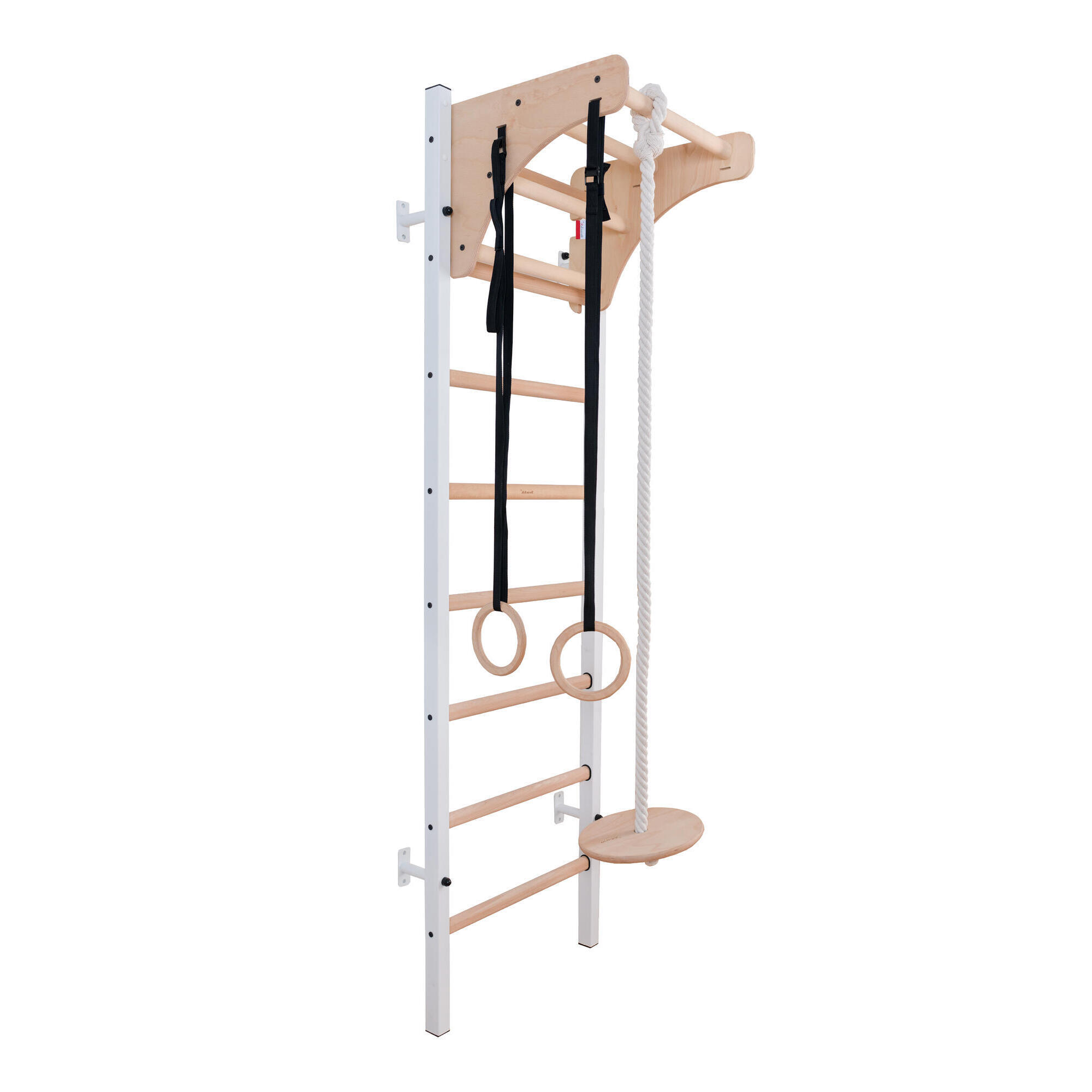 Espaldar de ginástica preto para crianças BenchK 211W + A204
