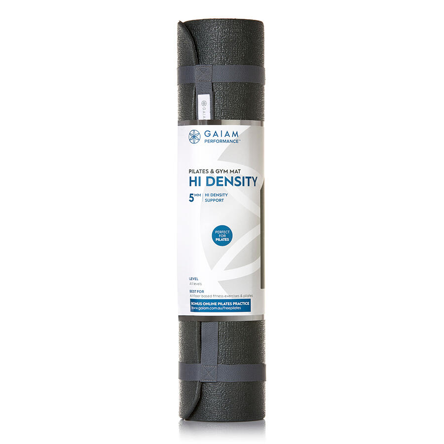 Gaiam hi density floor pilates mat 5mm hotsell